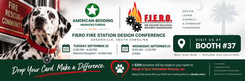 American Bedding to Exhibit at 2026 FIERO Fire Station Design Conference