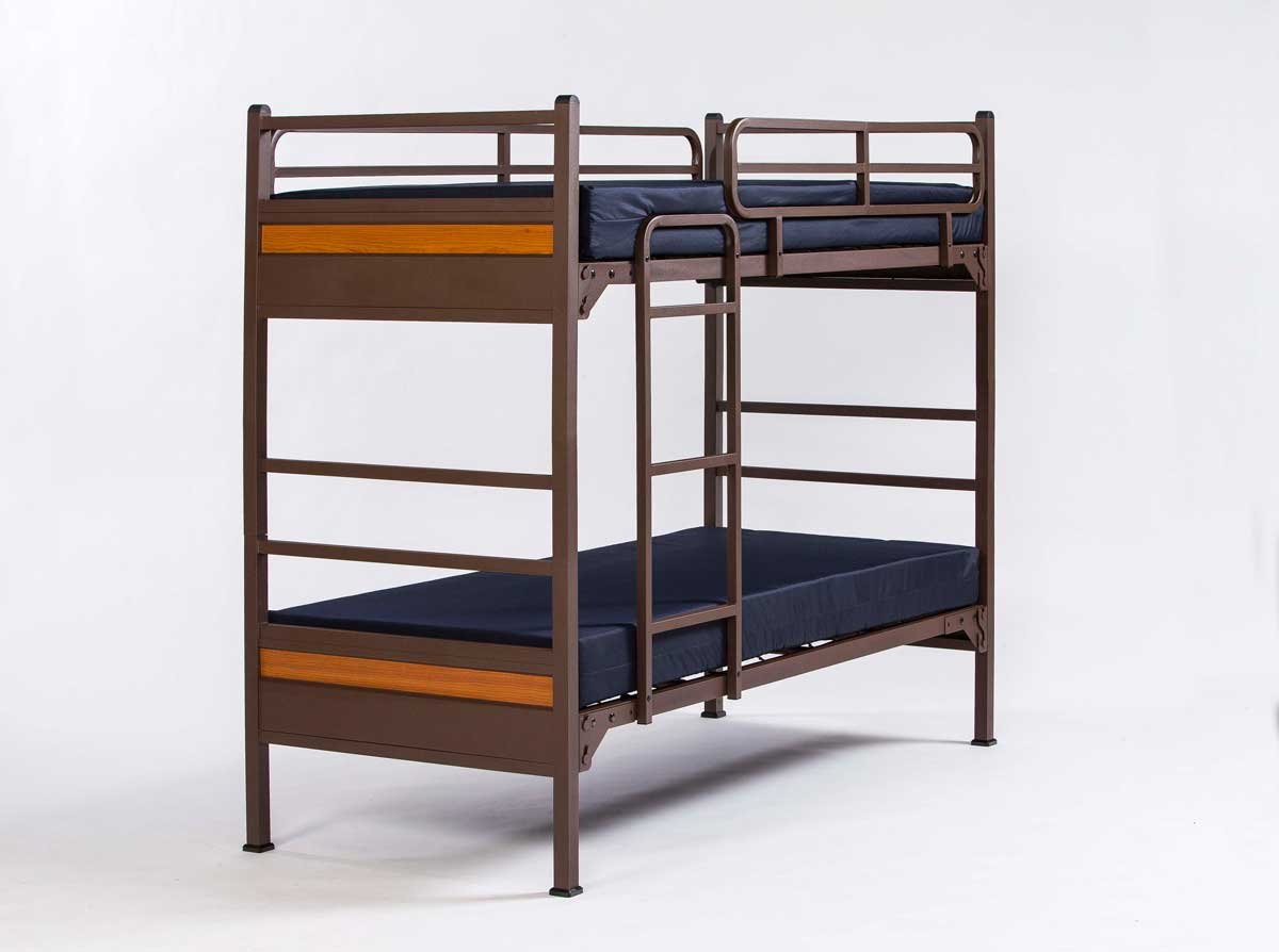 Platinum Collection Metal Bunk Bed for Institutions American Bedding