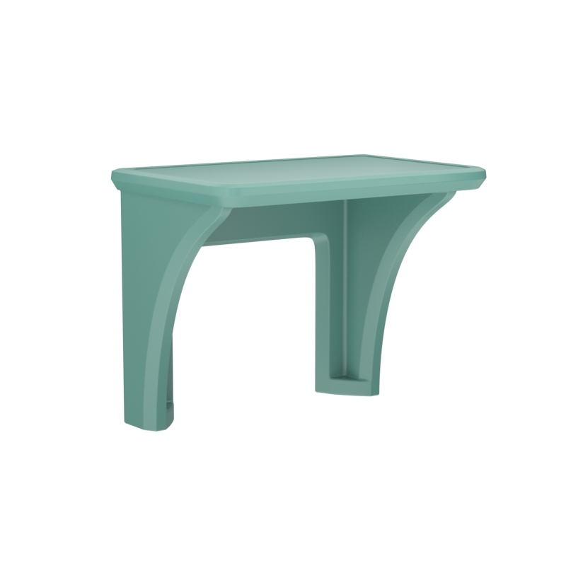 Endurance Wall Mount Desk - Aqua