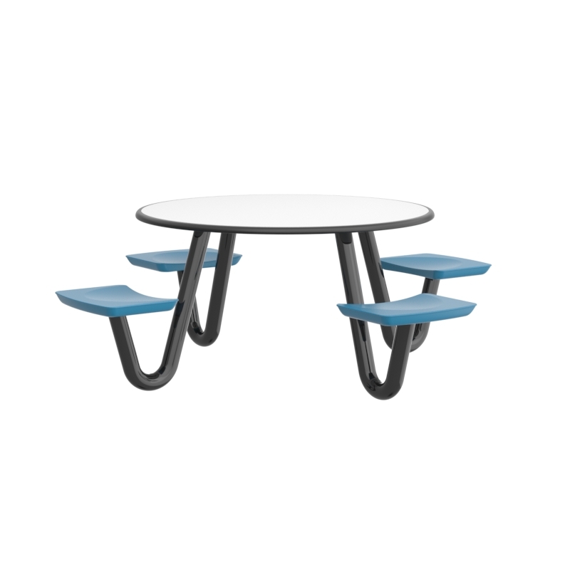 Anchor Table, U-Leg, 4 Person 42 Round Plain Top