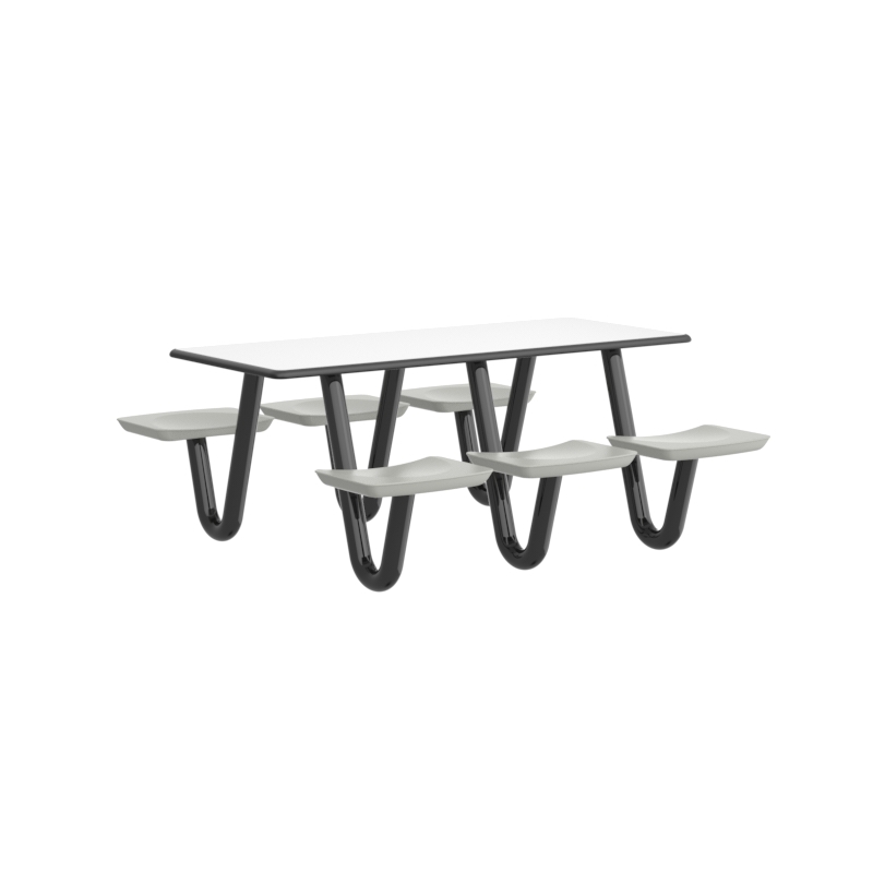 Anchor Table, U-Leg, 6 Person, 30x72 Plain Top