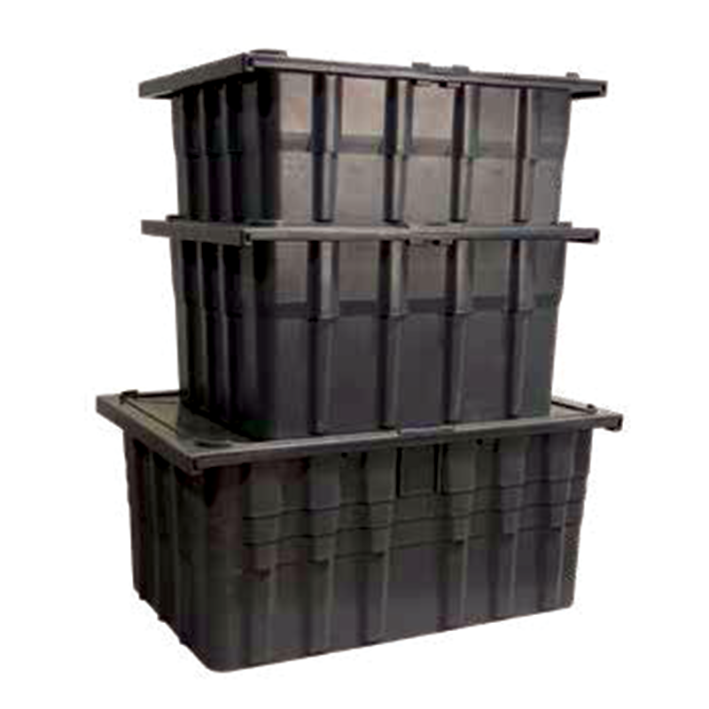 Barracuda Boxes All Sizes Stacked - only black color option